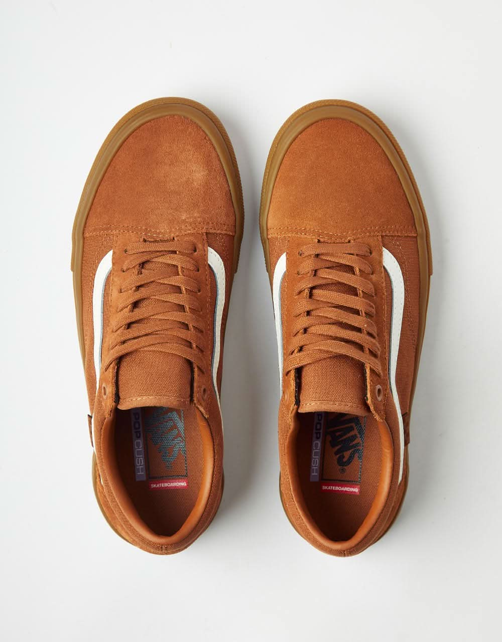 Chaussures de skate Vans Old Skool - Marron/Gomme