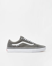 Vans Old Skool Skateschuhe – Zinn/Weiß