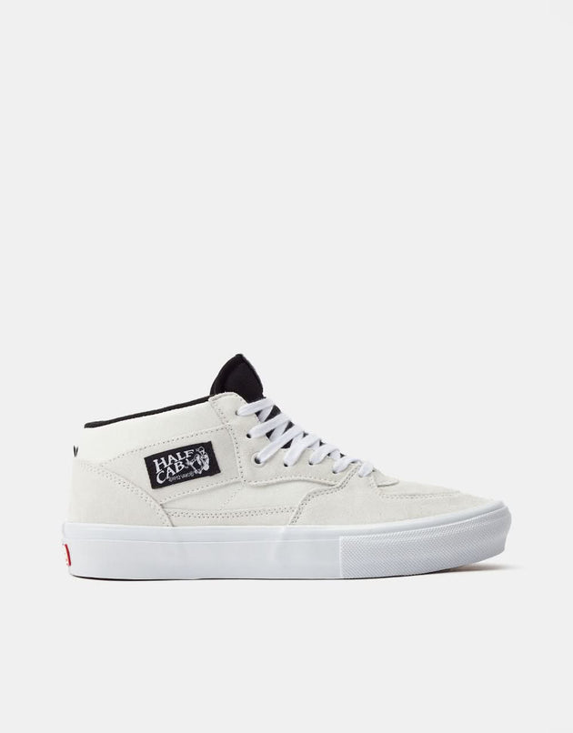 Chaussures de skate Vans Skate Half Cab - Blanc/Noir