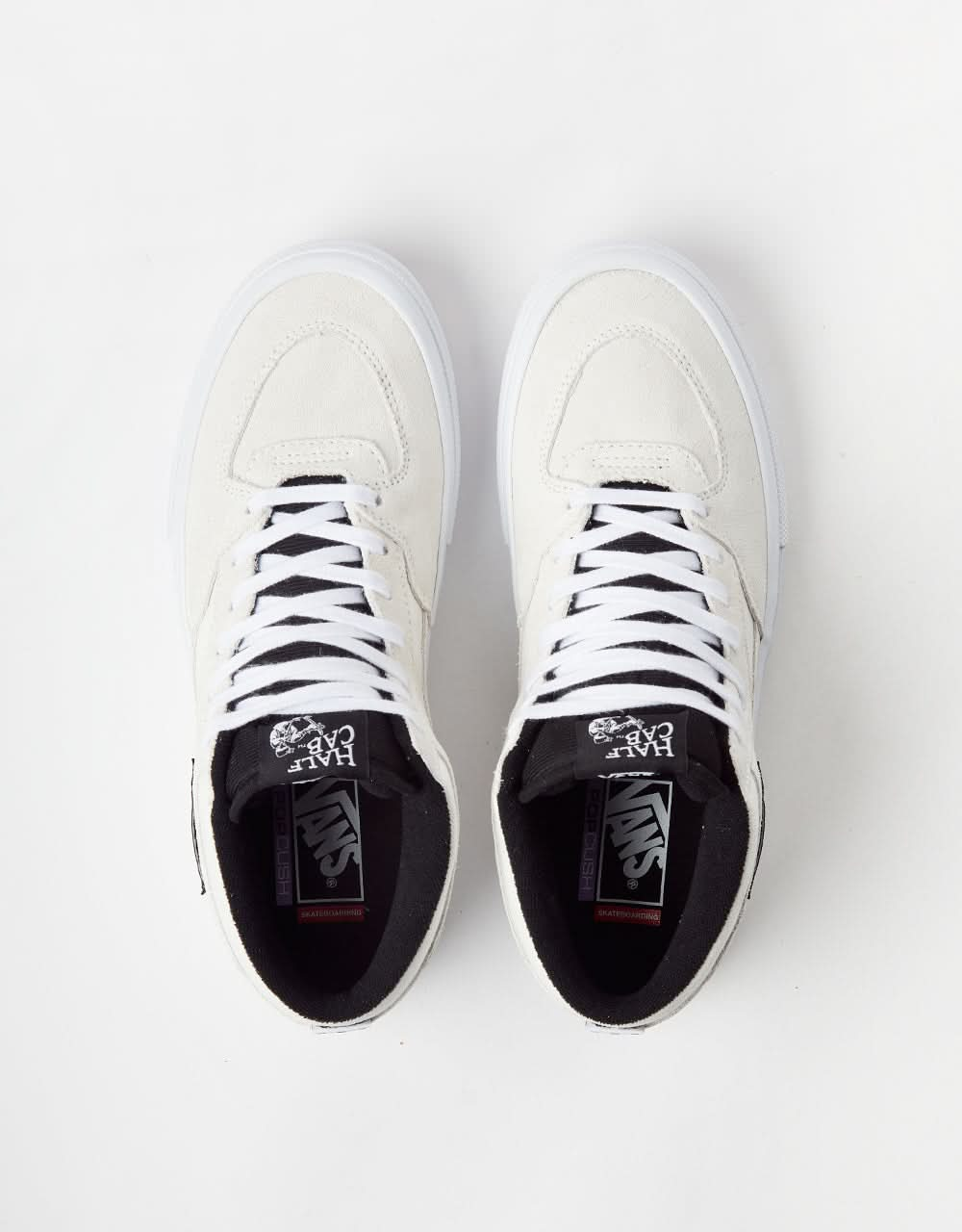 Chaussures de skate Vans Skate Half Cab - Blanc/Noir