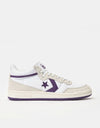 Converse Fastbreak Pro Skate Shoes - White/Vaporous Grey/Purple