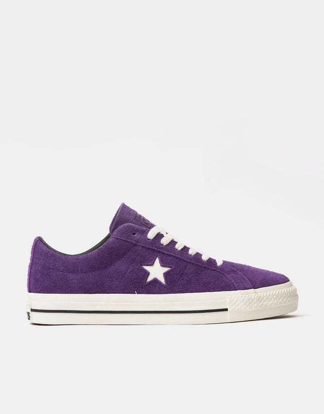 Chaussures de skate Converse One Star Pro - Violet nuit/Aigrette/Noir