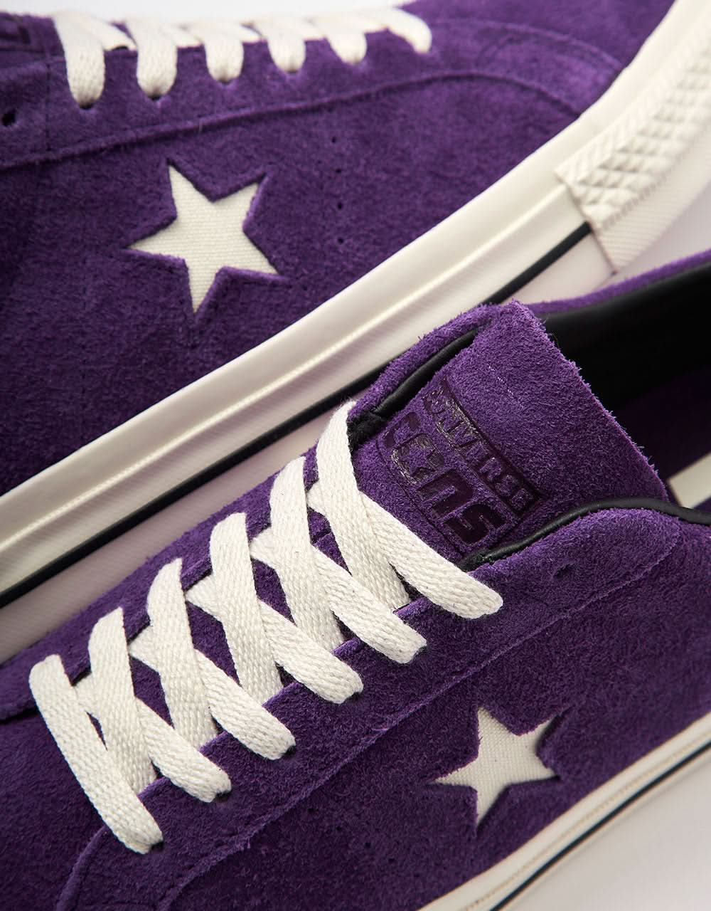 Converse One Star Pro Skate Shoes - Night Purple/Egret/Black