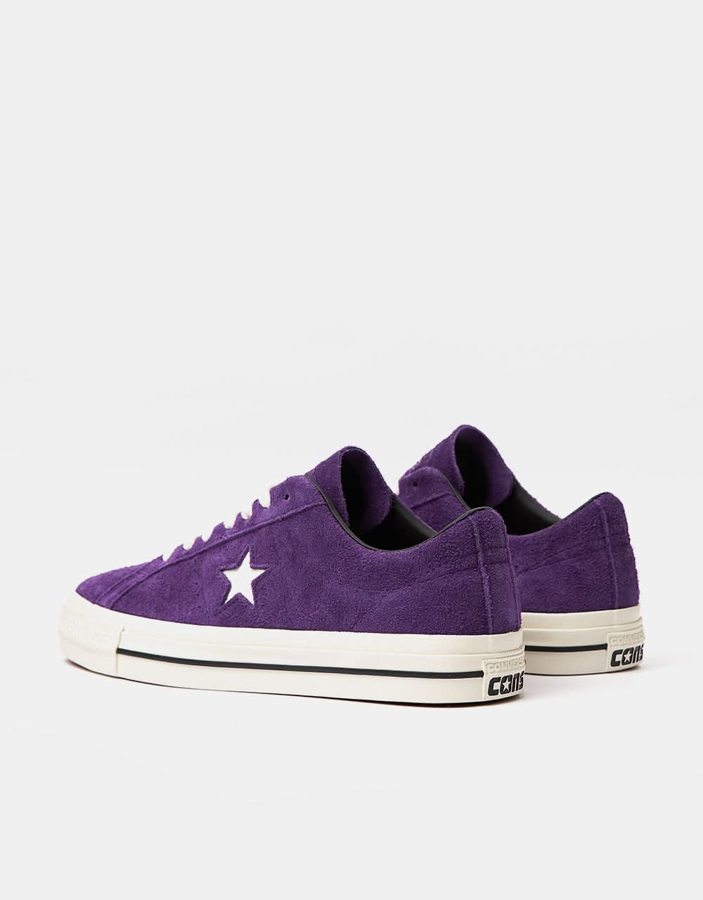 Converse One Star Pro zapatos de skate - Púrpura noche/Garceta/Negro