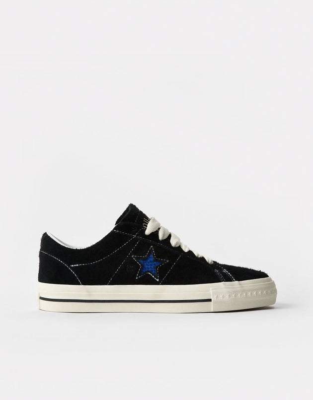 Converse x Quartersnacks One Star Ox Skate Shoes - Black/White