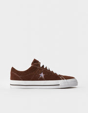 Converse x Quartersnacks One Star Ox Skateschuhe – Braun/Weiß