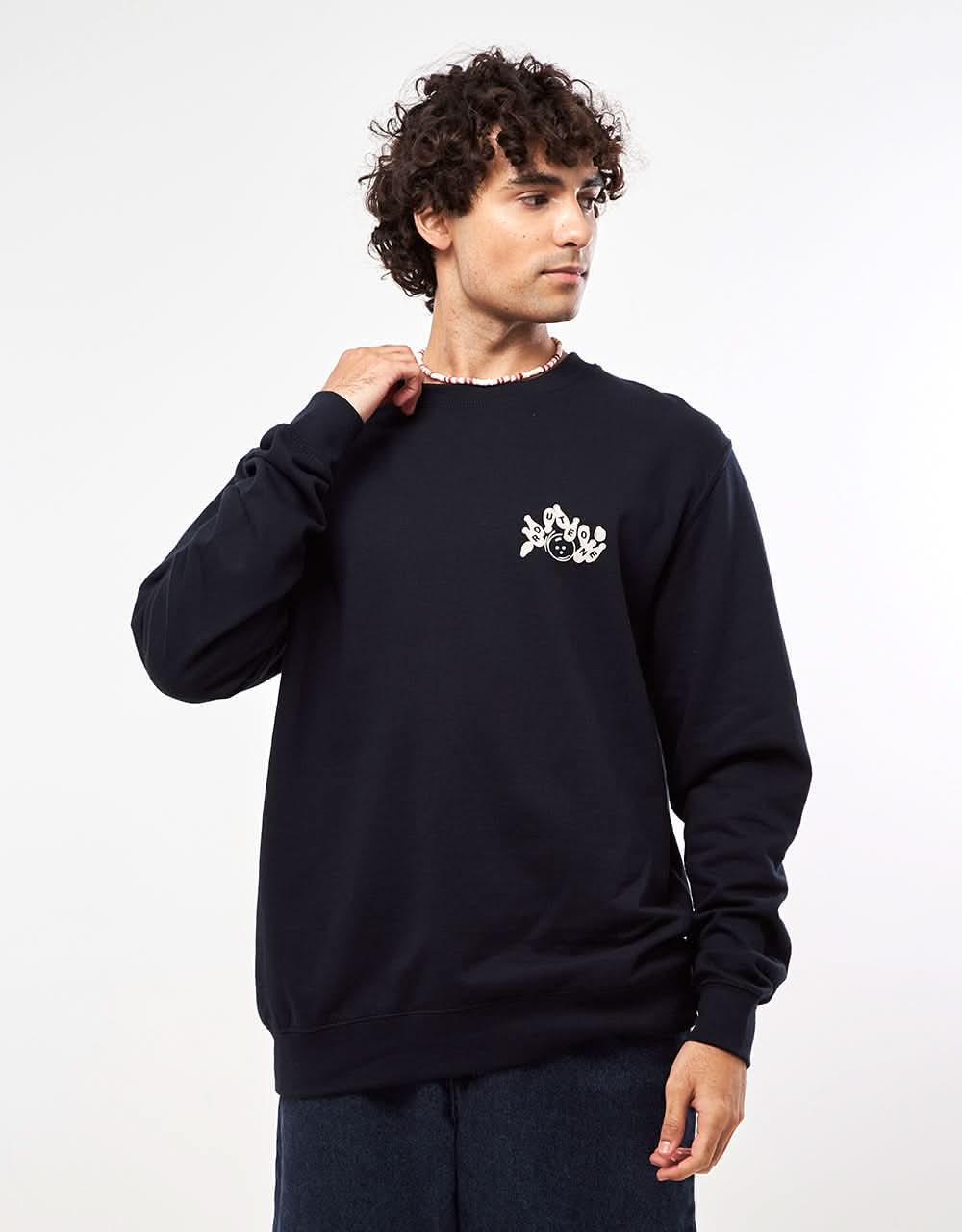 Route One Knockin 'Em Down Sweatshirt - Navy