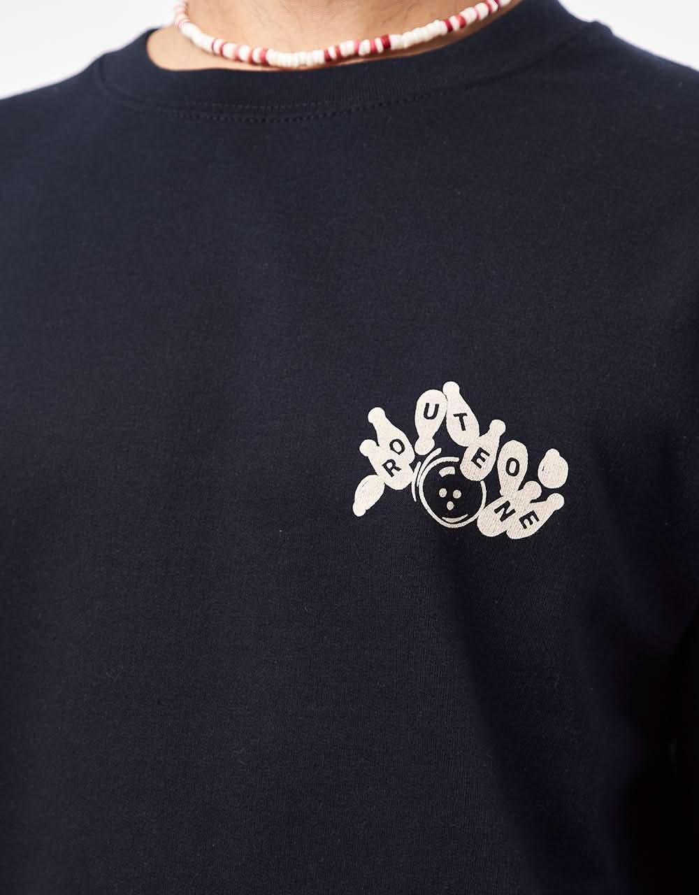 Route One Knockin 'Em Down Sweatshirt - Navy