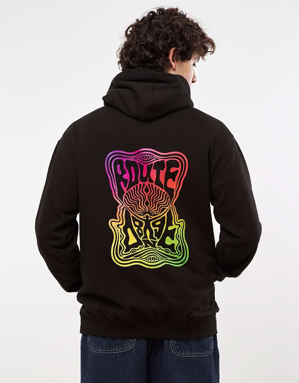 Route One Mind Power Pullover Hoodie - Deep Black