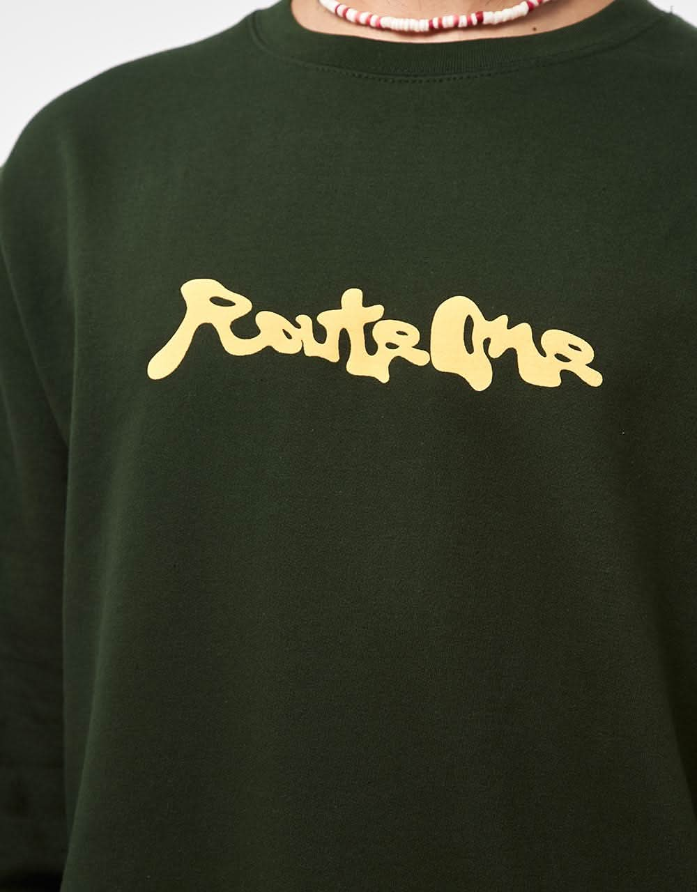 Route One Fluidity Sweatshirt - Forest Green