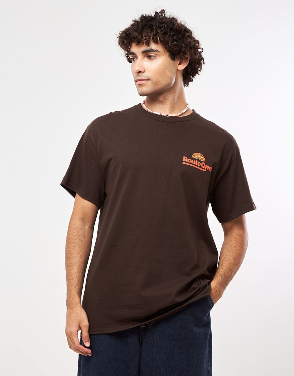 Route One Orange Soda T-Shirt - Dark Chocolate