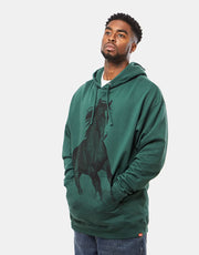 Jacuzzi Horse Pullover Hoodie - Alpine Green