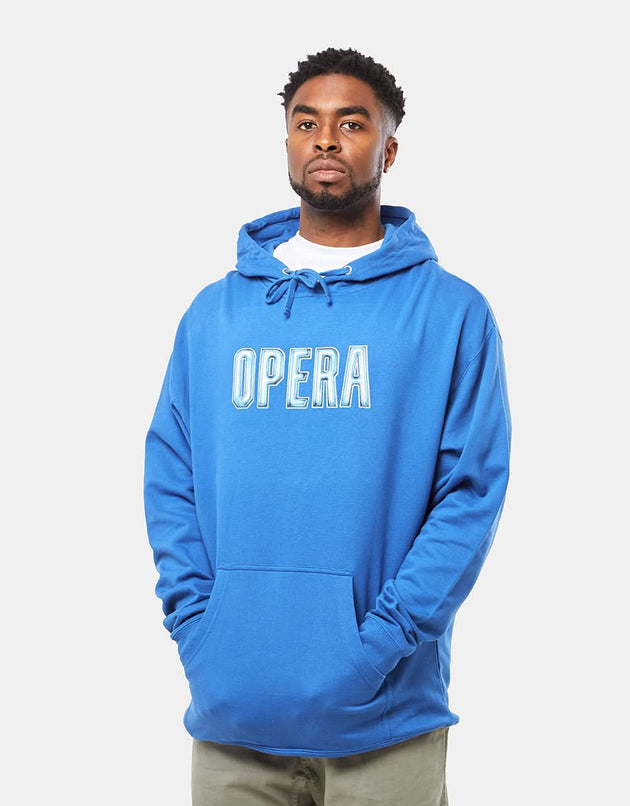 Sudadera con capucha Opera 3D - Azul real