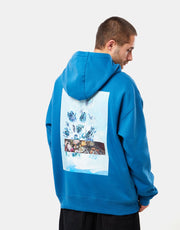 Sudadera con capucha Nike SB Distorted Glimmer GFX - Azul industrial