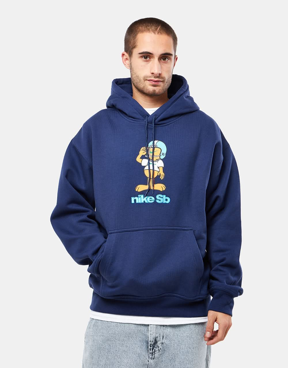 Nike SB Salute GFX Pullover Hoodie - Midnight Navy