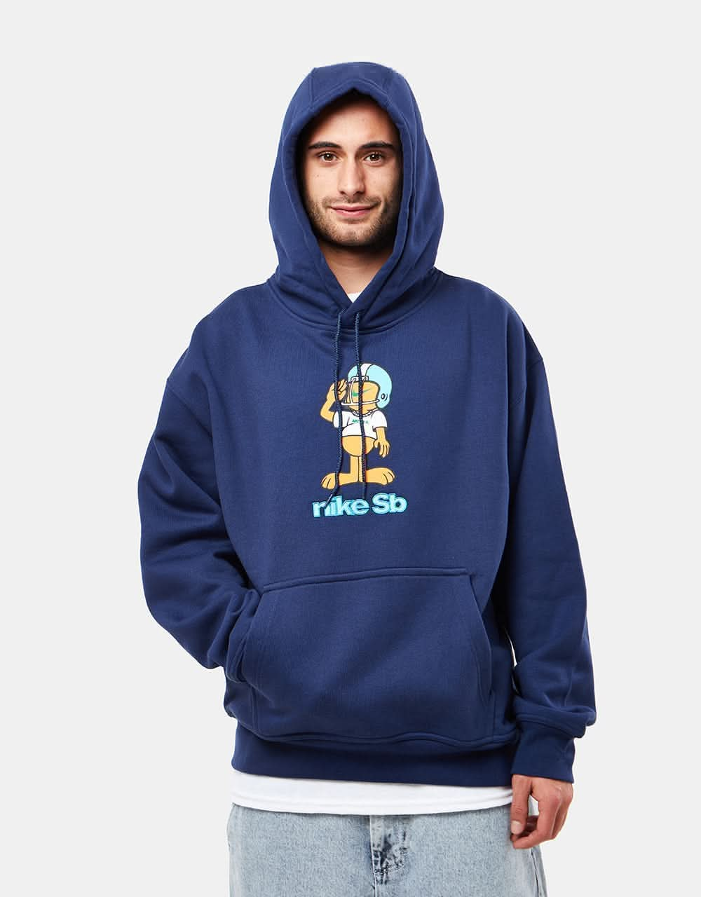 Nike SB Salute GFX Pullover Hoodie - Midnight Navy