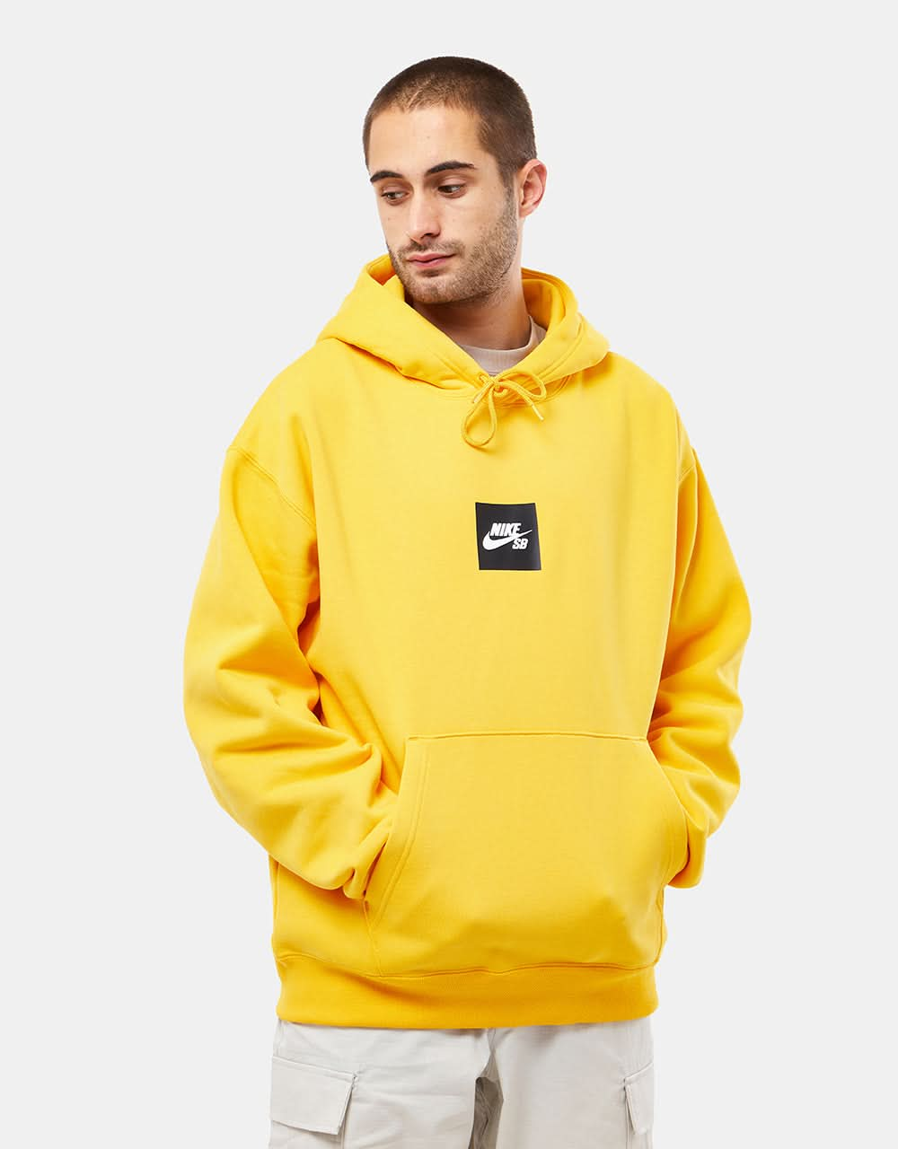 Nike SB Box Logo Pullover Hoodie - University Gold