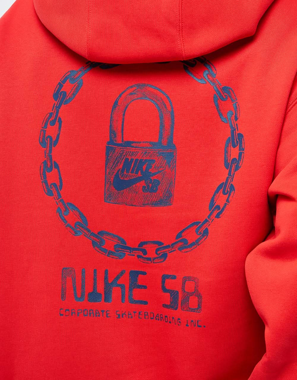 Nike SB On Lock Pullover Hoodie – Universitätsrot