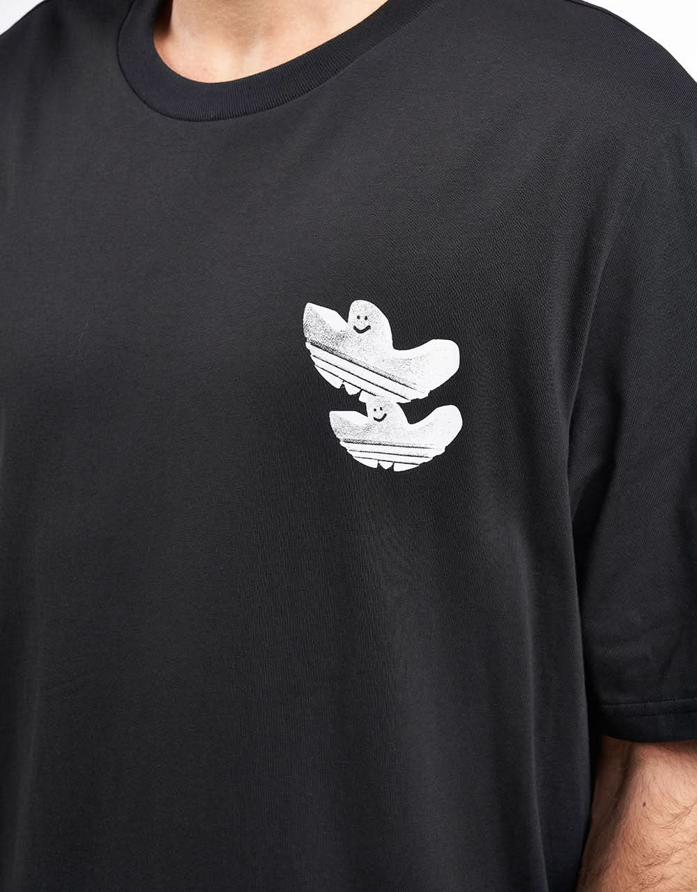 adidas Shmoofoil Monument T-Shirt - Black/White