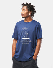 adidas x Henry Jones Maite T-Shirt - Collegiate Navy/White