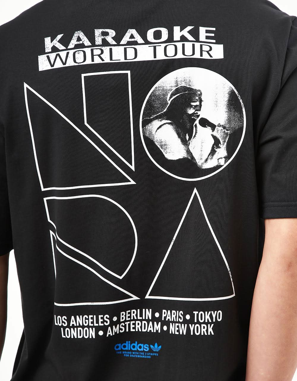 T-shirt adidas x Nora World Tour - Noir/Blanc