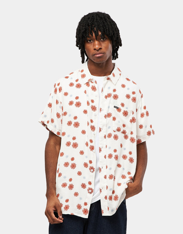 Camisa tejida Brixton Charter Slub S/S - Off White Sol