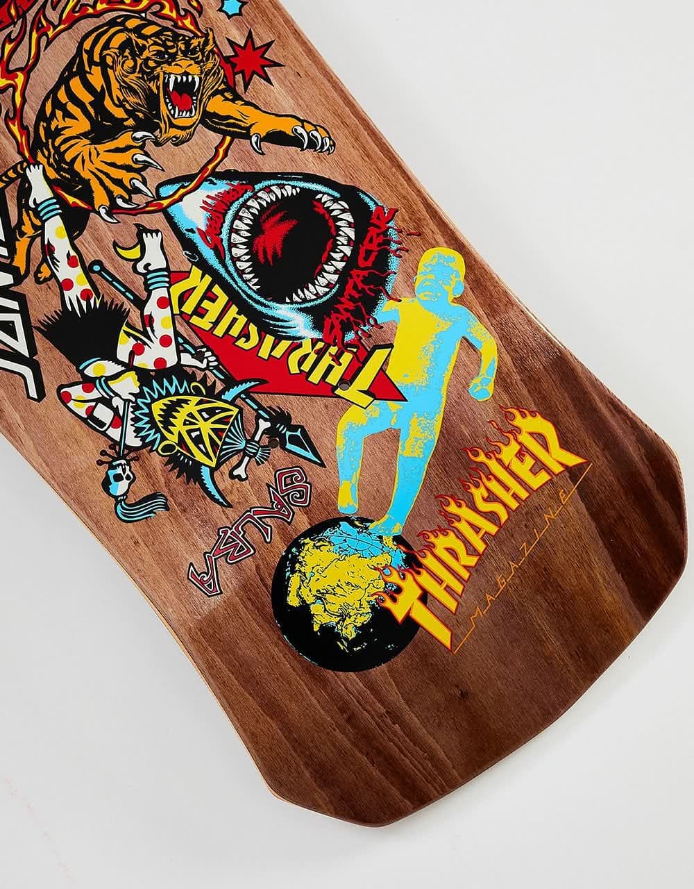 Santa Cruz x Thrasher Salba Oops Skateboard Deck - 10.4"