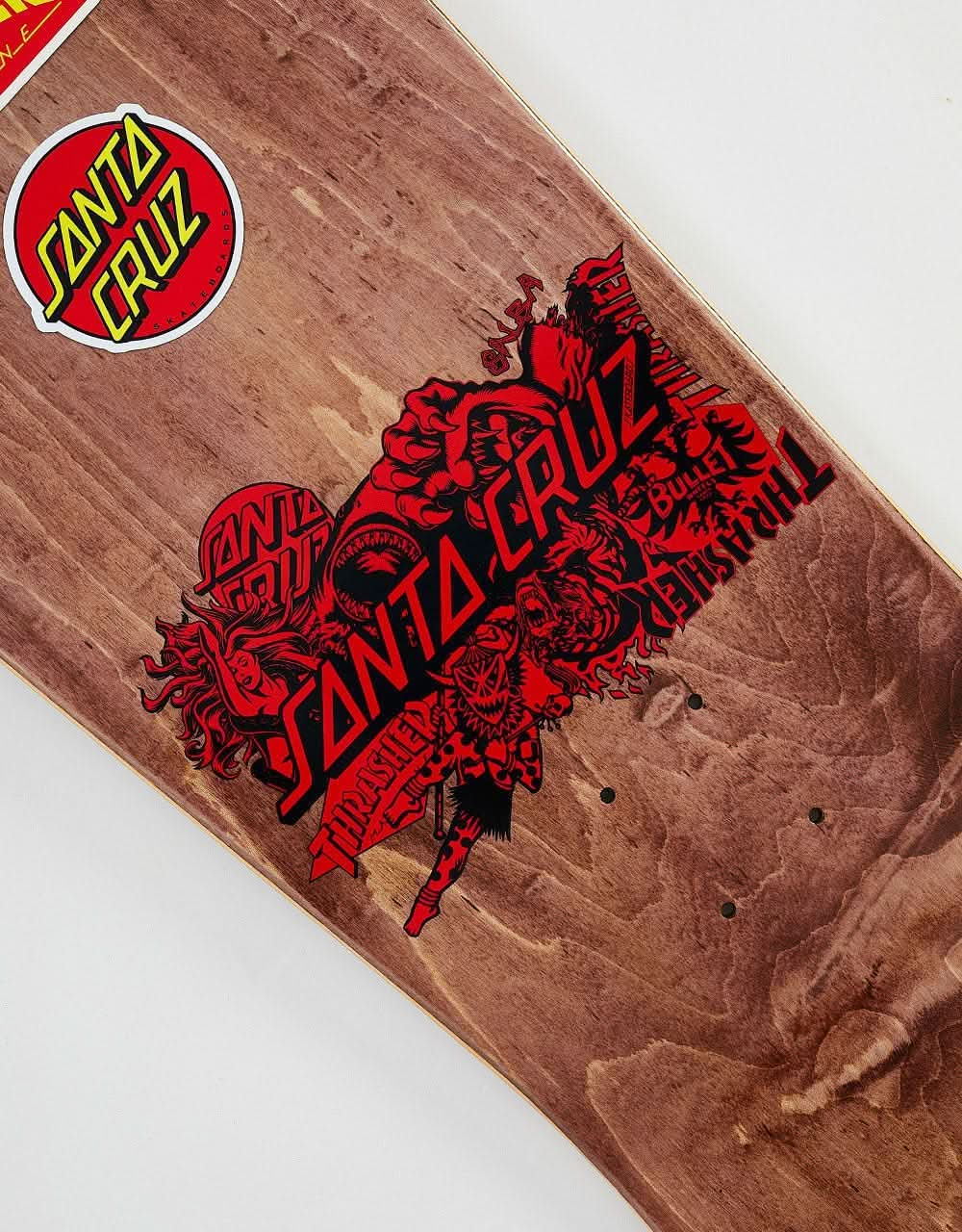 Santa Cruz x Thrasher Salba Oops Skateboard Deck - 10.4"