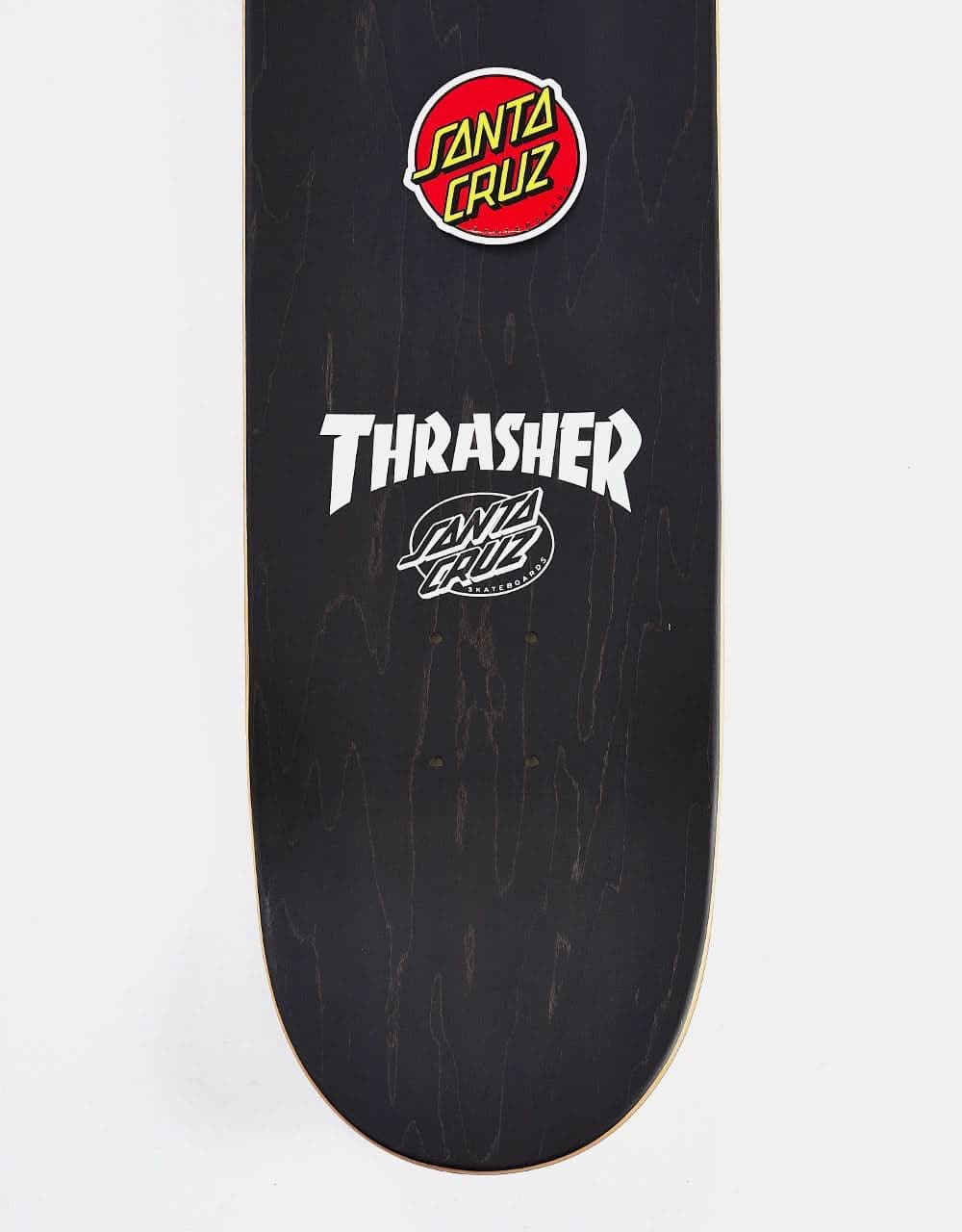 Santa Cruz x Thrasher Screaming Flame Logo Skateboard Deck - 8"