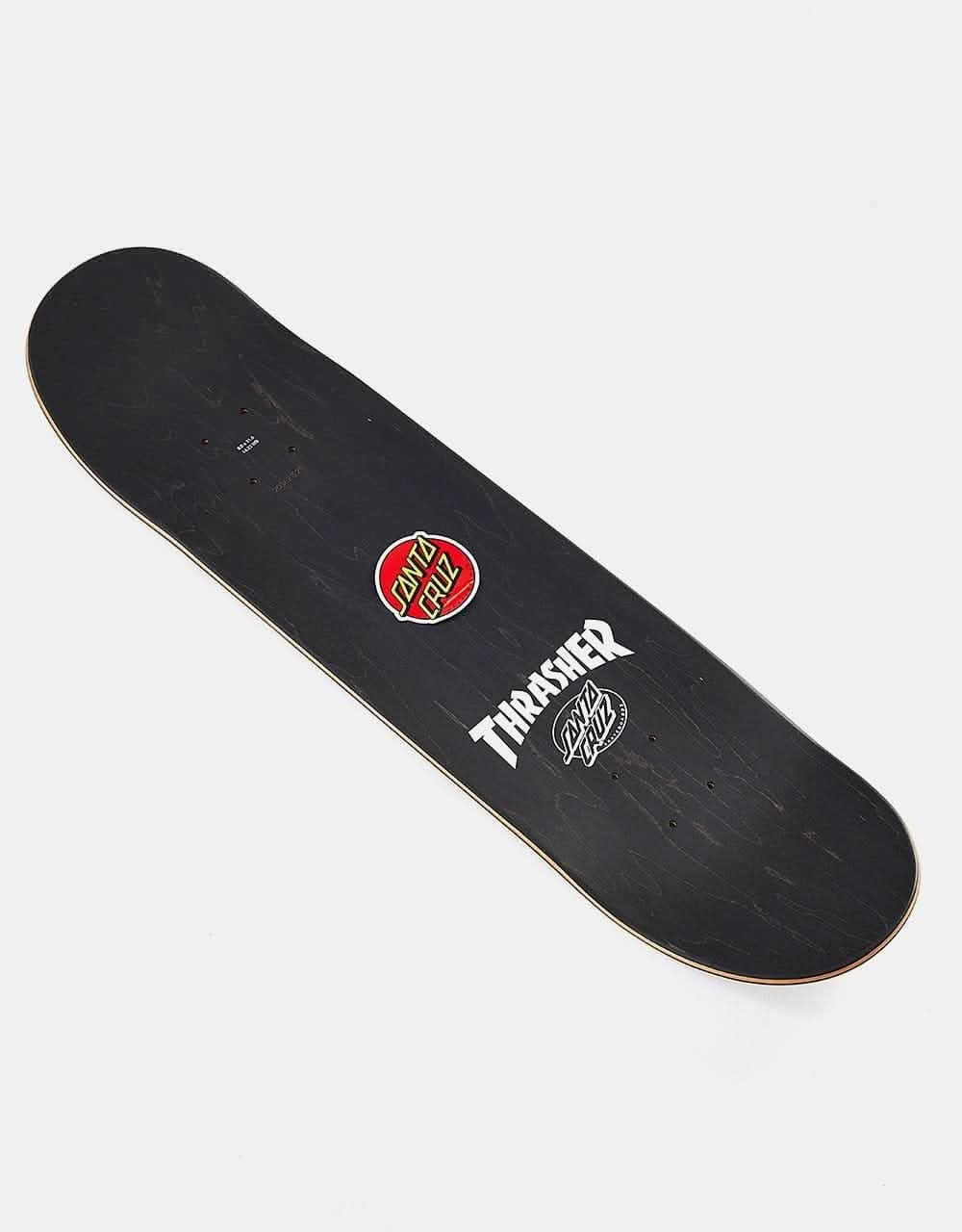 Santa Cruz x Thrasher Screaming Flame Logo Skateboard Deck - 8"