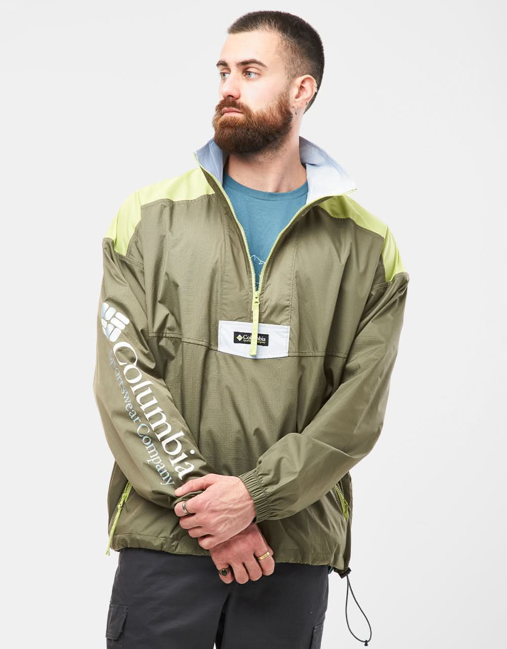 Columbia Riptide™ Anorak - Stone Green/Napa Green/Whisper