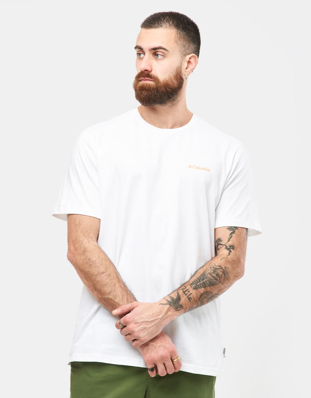 Columbia Explorers Canyon™ Back T-Shirt - White/Bearly Tribe