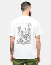 Columbia Rockaway River™ Back Graphic T-Shirt - White/Rocky Road