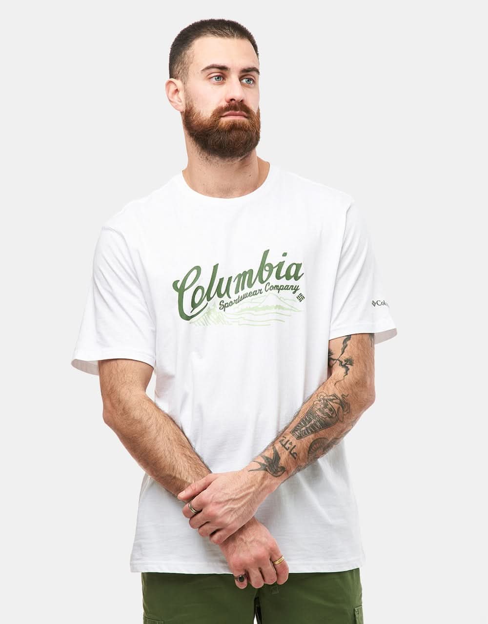 Columbia Rockaway River™ T-Shirt - White/Scripted Scene