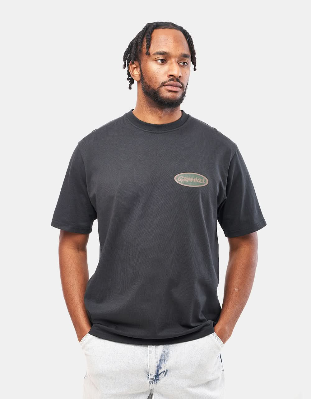 Gramicci Oval T-Shirt - Vintage Black