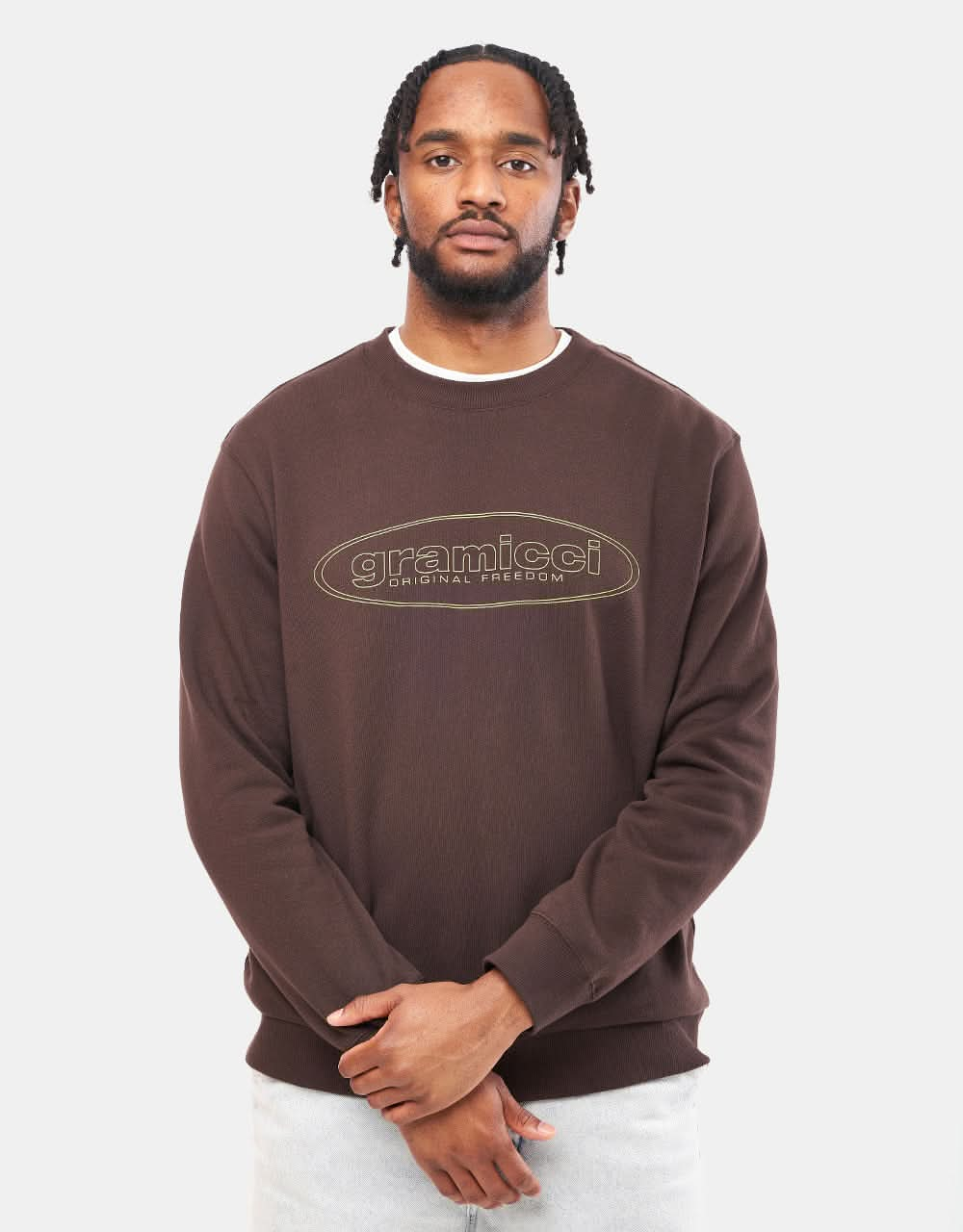 Gramicci Original Freedom Sweatshirt - Deep Brown