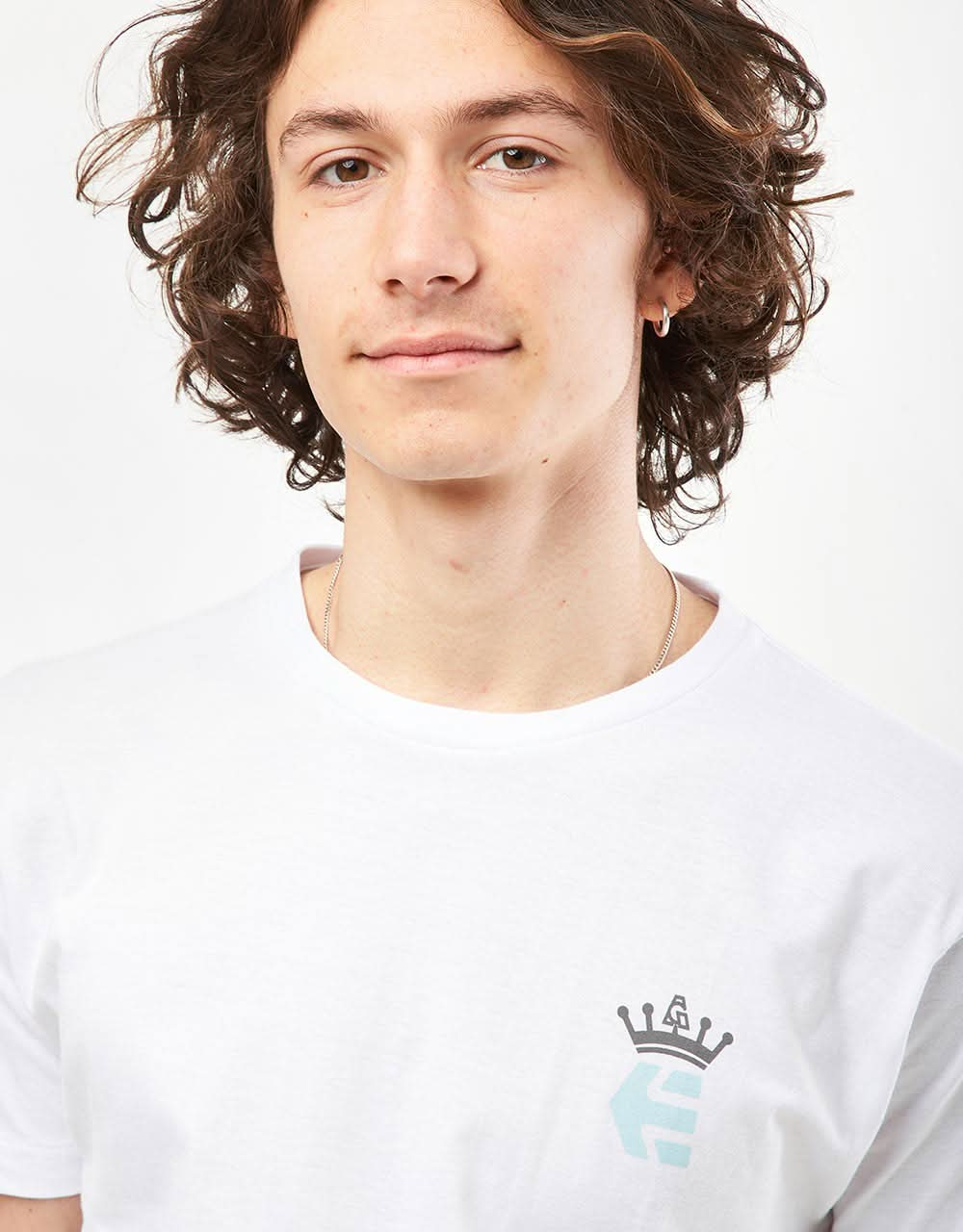 Etnies AG T-Shirt - Blanc/Poudre