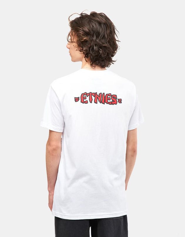 Etnies Rebel E T-Shirt – Weiß/Rot