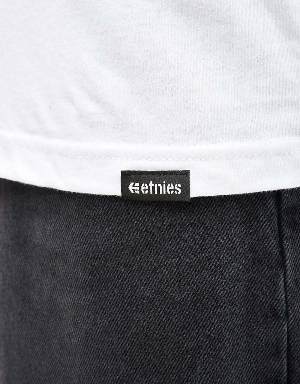 Etnies Rebel E T-Shirt - White/Red