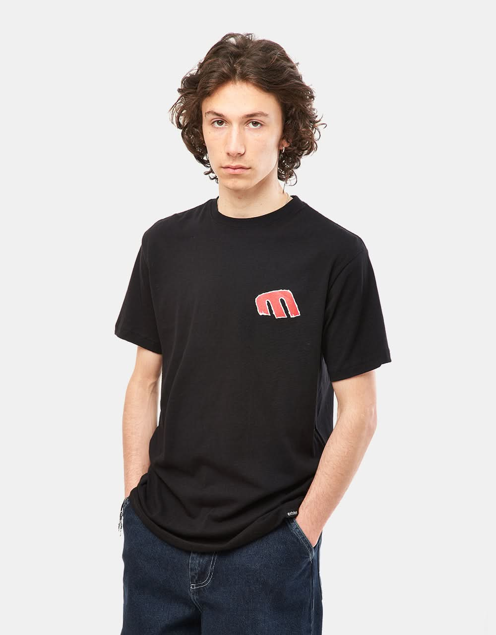 Etnies Rebel E T-Shirt - Noir/Rouge