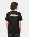 Camiseta Etnies Rebel E - Negro/Rojo