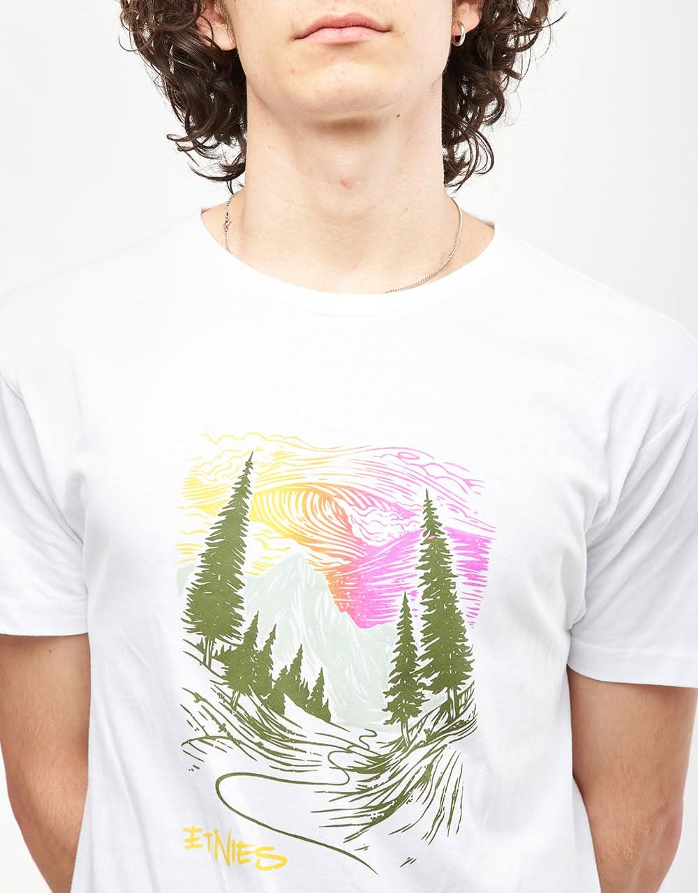 T-Shirt Etnies x RP Sunset - Blanc