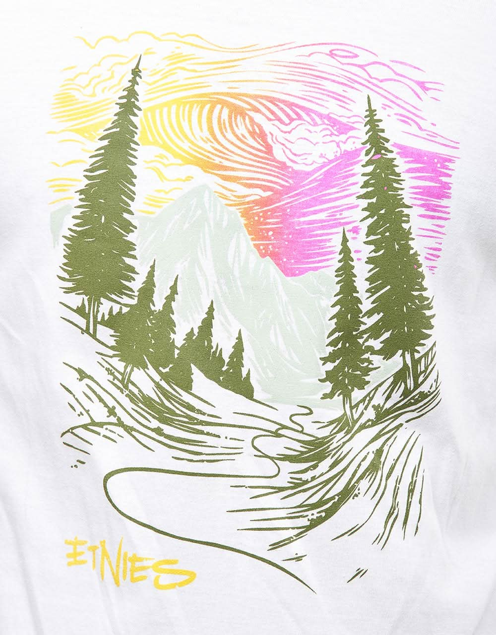 T-shirt Etnies x RP Sunset - Bianca