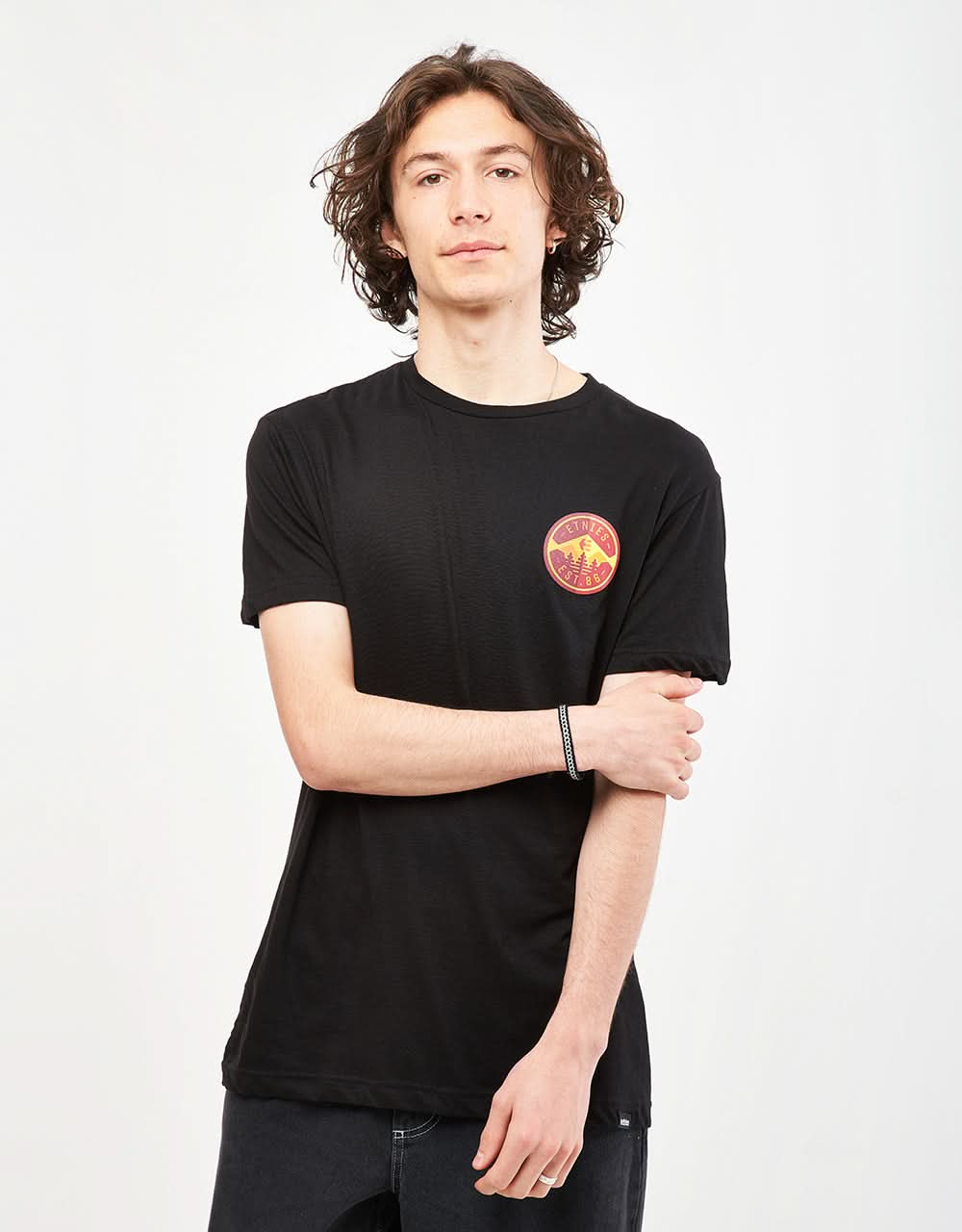 Etnies T-Shirt 3 Pins - Noir