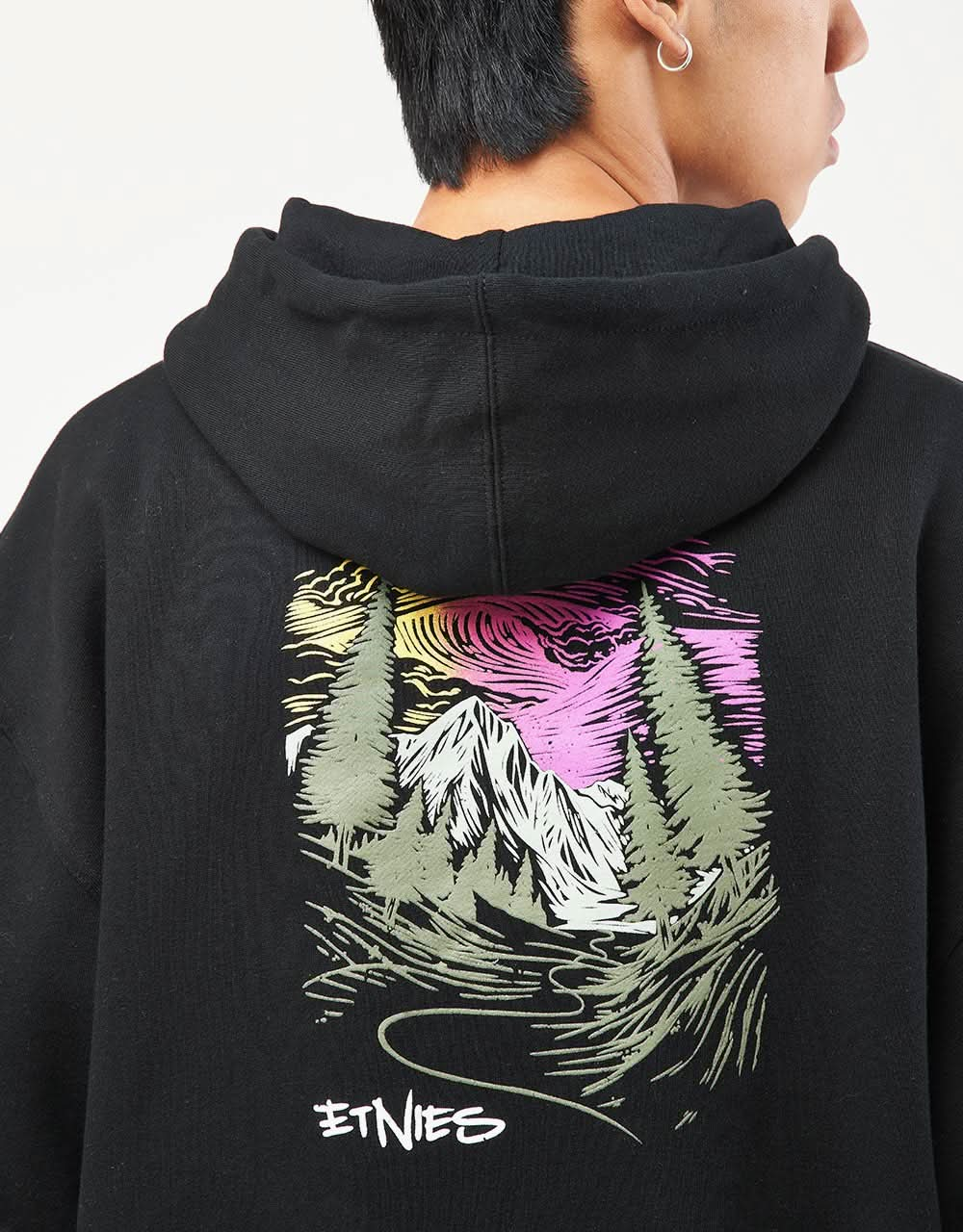 Etnies x RP Woods Pullover Hoodie - Black