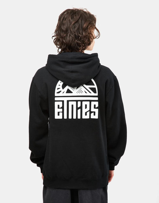 Etnies MTN Sudadera con capucha y cremallera - Negro