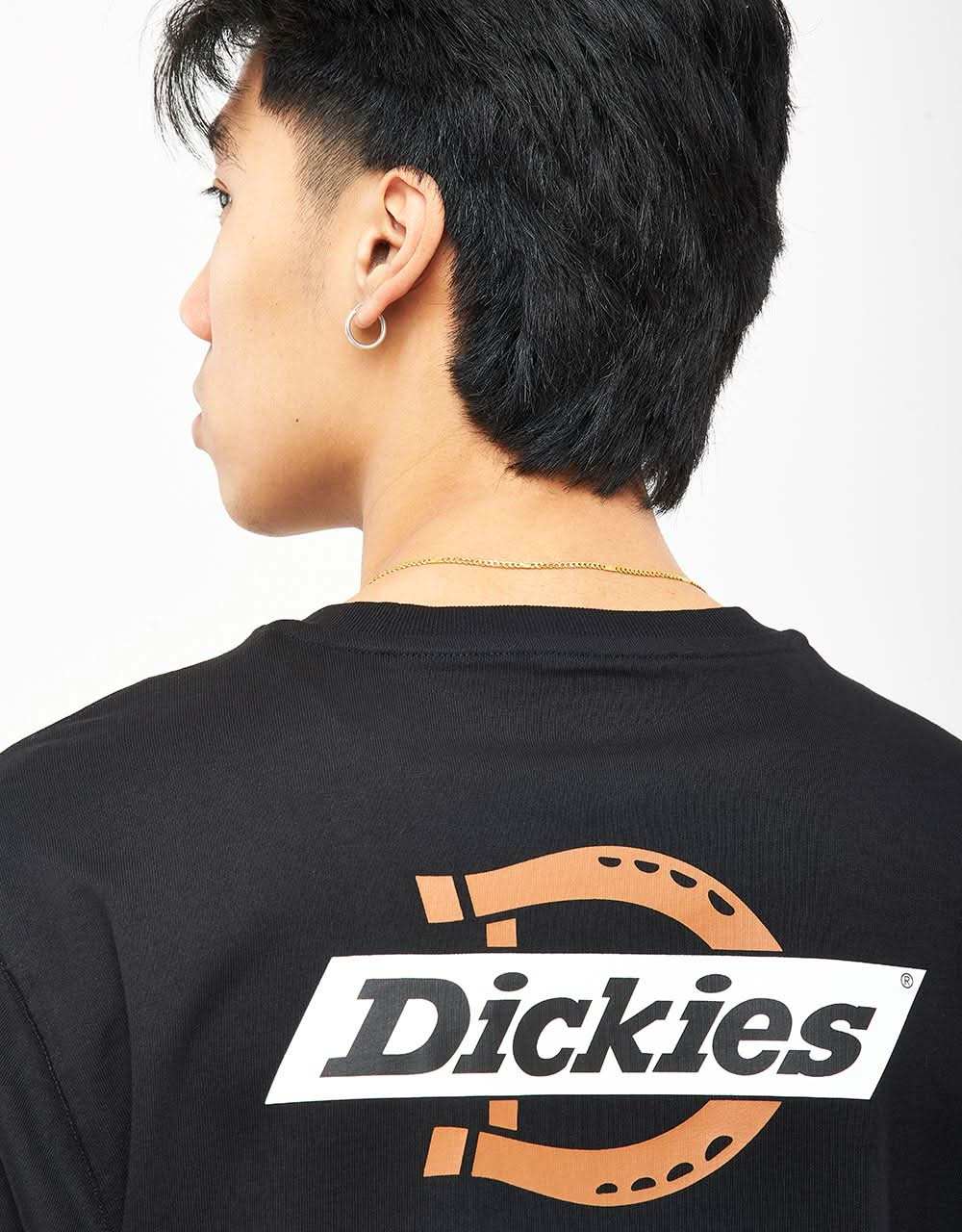 Camiseta Dickies Ruston - Negro/Moca