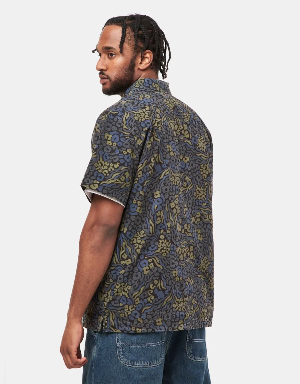 Dickies Saltville S/S Shirt - Heritage Print Camo Blue