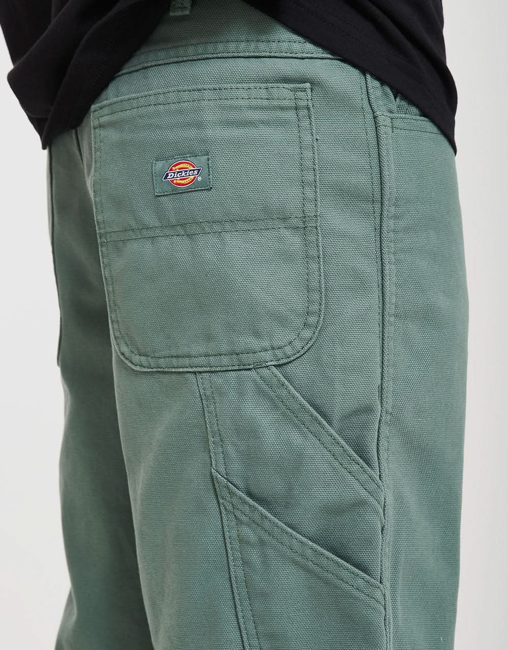 Pantalón corto Dickies Duck Canvas - Bosque oscuro lavado a la piedra