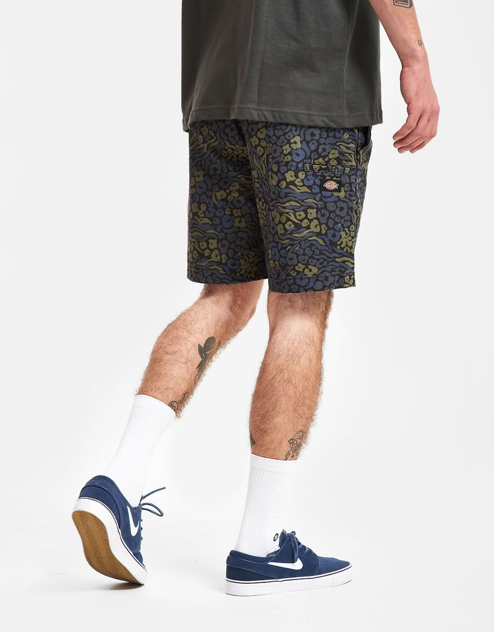 Dickies Saltville Short - Heritage Print Camo Blue